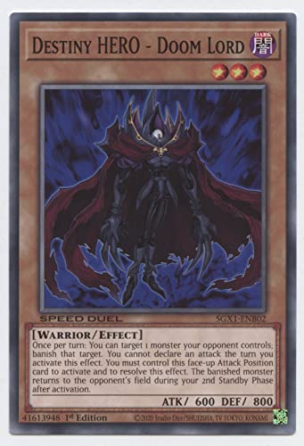 Destiny Hero - Doom Lord - SGX1-ENB02 - Comune - 1a edizione