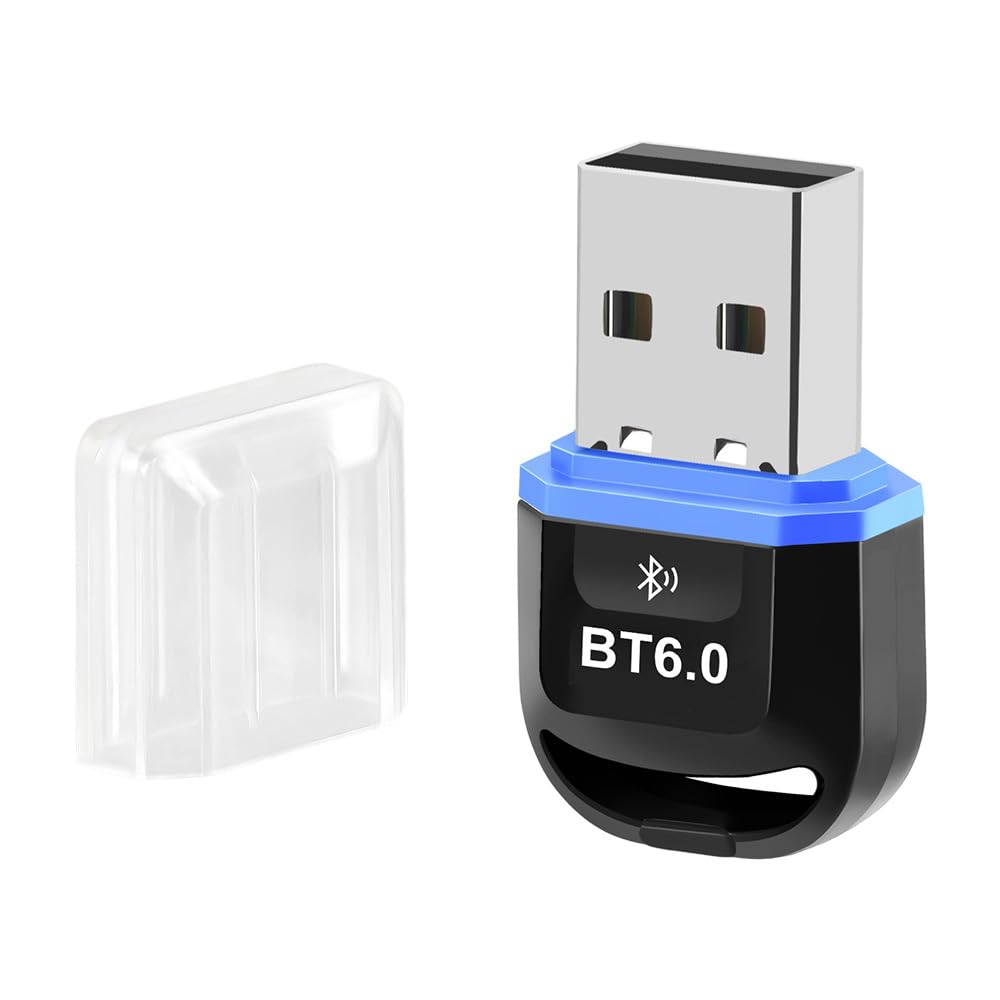 Bluetooth 6.0 adapter Dongle, USB Bluetooth adapter do komputera stacjonarnego, laptopa, komputera, zestawu słuchawkowego, klawiatury, myszy, Bluatooth stereo, do Windows 11/10/8.1
