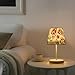 CWUPZAY Bedside Table Lamp for Bedroom Ingredients and Kitchen Tools Nightstand Lamp Small with Fabric Shade LED 3 Way Dimmable USB Ports for Living Room Desk