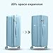 Nazhura Luggage Set, 3-Piece Hardside Suitcase Set, 20-inch Carry On, 24-inch, 28-inch Luggage (Blue)