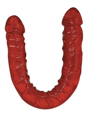 You2Toys Doppel-Dildo- flexibler Dildo mit zwei Enden, Double Dong für Frauen, Männer und Paare, in Rot