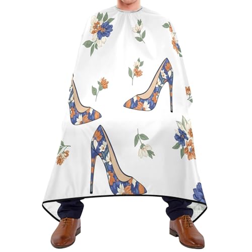 Capa de corte de cabello impermeable para barbero miniatura 1