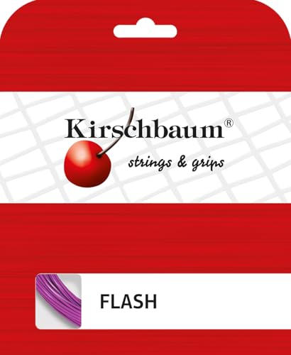 Cordage Kirschbaum Flash 1,25 mm rose 12 m idéal pour vos matchs de tennis en club