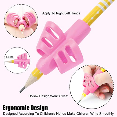 Pencil Grips for Kids Handwriting(12 Pack) | Pencil Holder Posture Correction | Silicone Ergonomic Training Grippers| for Beginners Preschoolers Kindergarten Todder