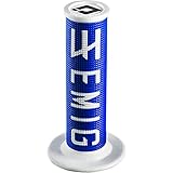 ODI Emig V2 Lock on Grips Blue/White H32EMUW - For 2 stroke vehicles