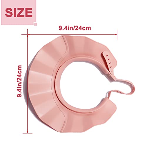 Baby Shower Cap, Hair Washing Hat For Girl Toddlers Kids Children, Silicone Lotus Leaf For Water Easily Rolling Off, Keep Water From Eyes, Ears, Face #TOP4