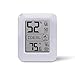 AcuRite Indoor Digital Thermometer & Hygrometer with Temperature and Humidity Gauge and Comfort Levels (01131M) , White