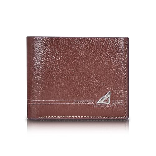 Mens Wallet, PU Leather Credit Card Holder Slim Wallet for Men and Boys, Portable Mens Bifold Wallet Men's Wallets With Multiple Card Slots for Cash, Credit Cards, Receipts (brown)