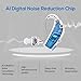 Hearing Aids for Seniors,Advanced Noise Reduction Function Hearing Aid Equipped With and AI Chips,Comfortable Portable Suitable Hearing Aid People With Hearing Loss,Fast Charging+Ultra Long Standby