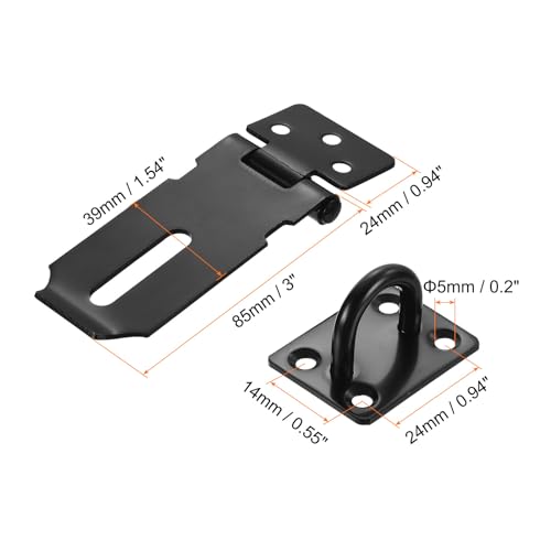 PATIKIL 3 Inch Door Hasp Latch - Image 2