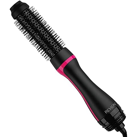Revlon One Step Root Booster Round Brush Dryer and Hair Styler | Fight Frizz and Add Volume, (1-1/2 in) Cover