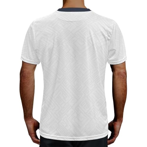 T-shirt imprime galaxie decontracte sport chic avec col rond confortable manches courtes