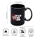Yelolyio Kaffeetasse mit der Aufschrift 'It's In My DNA Hong Kong Fingerabdruck', Schwarz, Kaffeetasse aus Keramik, Geschenk für Freundin, Mutter, Vater, Schwester, Lehrer, 425 ml, spülmaschinen- und