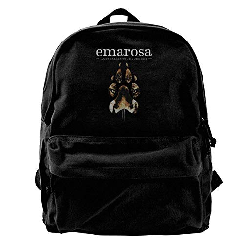 Fashion Casual Canvas BookbagEmarosa School Bacpack Lightweight Black Backpack Girls