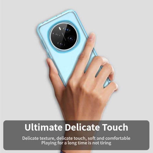 Image of for Honor Magic7 Pro 5G Case PC+TPU+PET Matte Anti-Drop Phone Back Cover - Blue