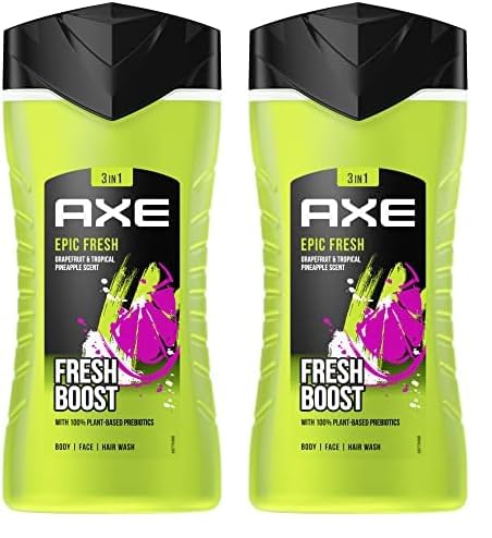 AXE 3in1 Shower Gel Epic Fresh, 250 ml (Paquete de 2)