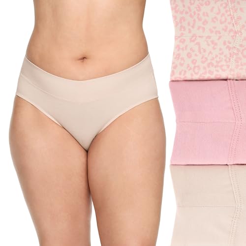 Image of Warner's Women's No Pinching No Problems Dig-free Mid-waist 3-pack Hipster Ru4403p