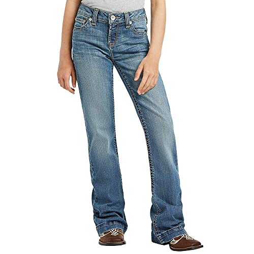 Ariat Girls 10040809 Girls Real Trouser Allessandra 7 Denim2