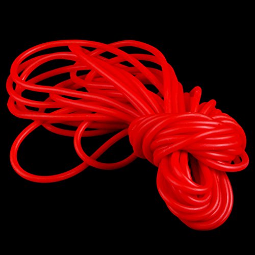 Natural Latex Rubber Tube For Slingshot Catapult Making, 32.8Ft/10M-1.6X3.2Mm, Red Rubber Hose Accessories For Making Professional Hunting Catapult Or Slingshot For Competition #TOP5