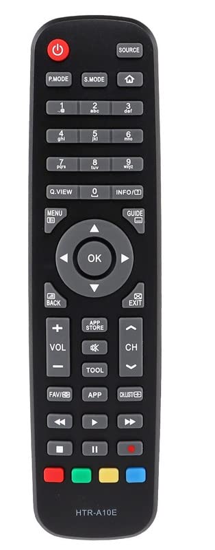 Image of EHOP Htr-A10E Compatible Remote Control for Haier Smart Tv Htr-A10 Htr-A10H,Black