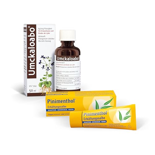 Umckaloabo Tropfen 50 ml & Pinimenthol Erkältungssalbe 20g