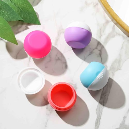 Image of Depoza 3Oz Travel Size Toiletries, Silicone Cream Jars TSA Approved With Leak-Proof Box for Cosmetic, Face Body, Hand Cream (Style 1)