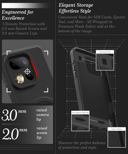 Image of WOW IMAGINE Back Case Cover for Realme 16 Pro Plus 5G | Soft Matte Silicone Case| Slim Fit & Shockproof | Camera Protection Bumper Cover (Black)