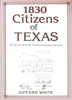 1830 citizens of Texas 0890153434 Book Cover