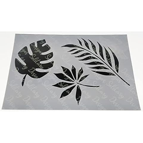 Flower Tree Stencil Shabby Chic French Crafting Wall Art Furniture Painting Stencil (A4) Cover