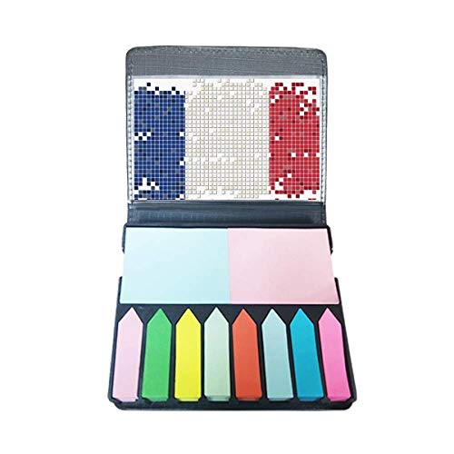 Marqueur de page tricolore en grille pour ne plus perdre vos notes de lecture