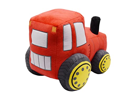 Yonlit Soft Plush Tractor Stuffed Truck Toy Super Cute Car Plushie Throw Pillow Excellent Gifts For Kids Or Birthday Party 12 Inches (Red) #TOP4