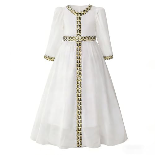 Abaya pour filles et garçons : robe de prière musulmane à manches longues