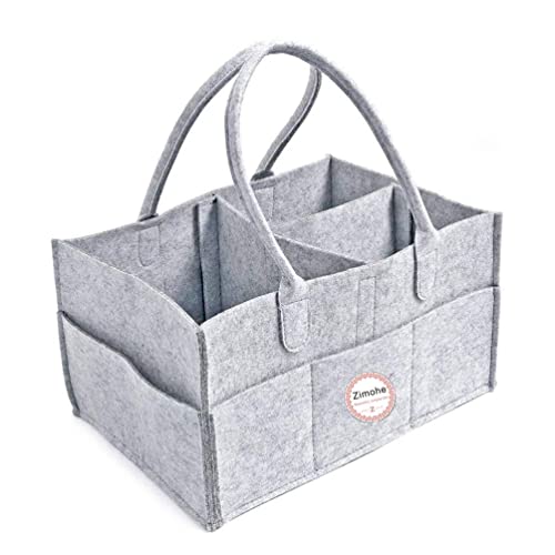 Pañales Organizador, Cambiar Pañales Bolsa de Almacenamiento Plegable Fieltro Pañales Caddy de Al