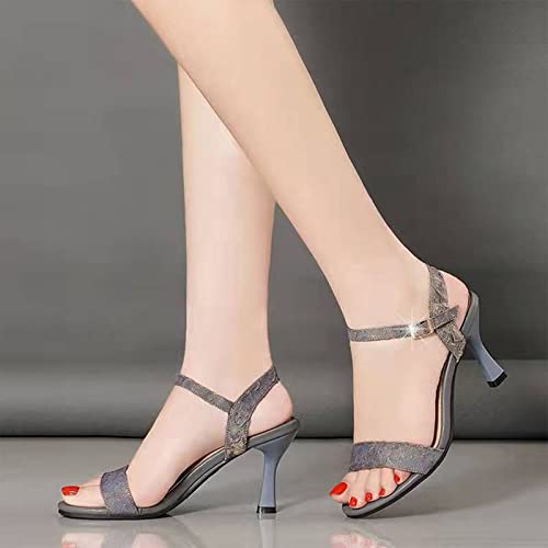 Sandales compensées bleu uni style décontracté chic pour une allure d'été légère - 5