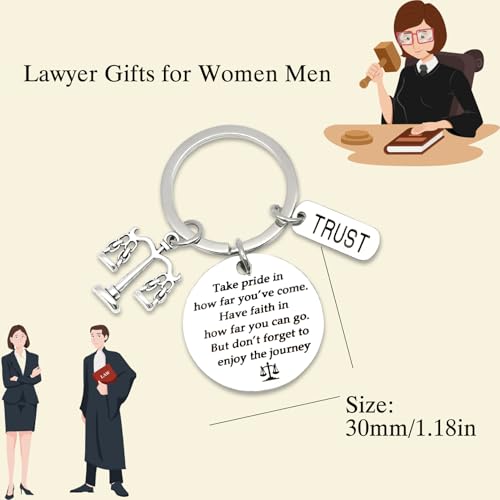 Porte-clés pour avocat futur juriste cadeau d'anniversaire idéal - 4
