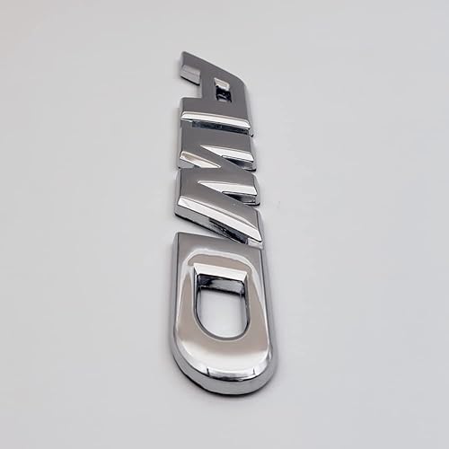 Miniatura 6 de Emblema de metal 3D AWD para tapa de maletero de tracción en todas las ruedas, calcomanía deportiva de 4 x 4 pulgadas, repuesto para maletero de