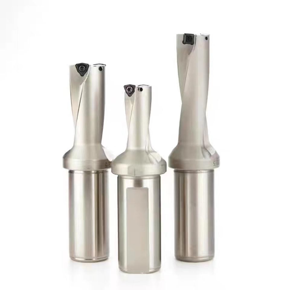 MyncbD Broca Broca Serie WC Broca para Metal 13 mm-50 mm de Profundidad 2D 3D 4D Broca en U indexable Maquinaria, Torno, CNC (Size : C32-D34-WC06, Color : 3D)