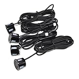 Capteur de stationnement LED Parktronic pour voiture avec 8 capteurs, détecteur de radar de recul, écran rétroéclairé de 22 mm.