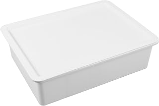 VOSAREA 10-compartment Plastic Card Storage Box with Lid for Trading Cards
