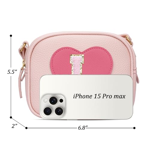 Image of KKXIU Birthday Gifts for Girls Initial Toddler Purse Cute Kids Crossbody Bag