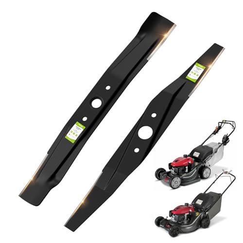 Mulching Blades for Honda HRN216 Series Lawn Mowers, High Lift Mulching Blades for Walk Behind Mowers, 21' Twin Blade Set Replaces OEM no. 72511-VR8-M00, 72531-VR8-M00 (Set of 2)