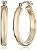 14k Yellow Gold Hoop Earrings (0.76 Diameter)