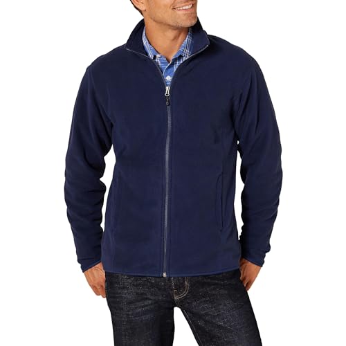 Amazon Essentials Men’s Full-Zip Fleece Jacket (Available in Big & Tall)