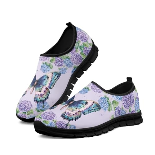 Image of Womens Slip On Walking Shoes Non Slip Loafer Breathable Holiday Travel Shoe Lightweight Casual Low Top Sneakers SizeUS 5.5-11.5