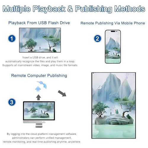Écran publicitaire Android de 30" LCD pour moderniser facilement l'affichage des commerces