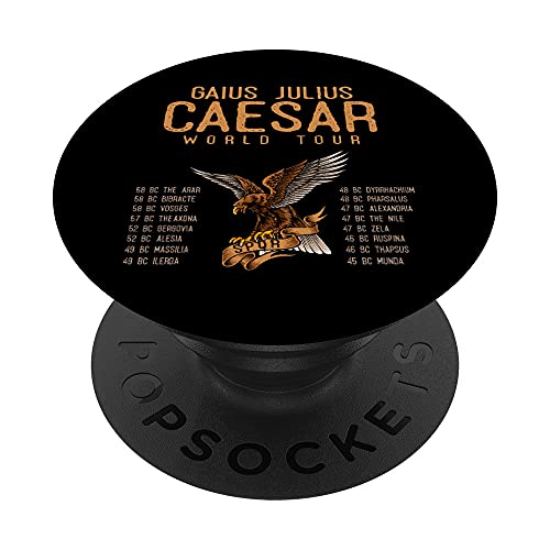 SPQR, Ancient Rome Julius Caesar World Tour, Roman History PopSockets Swappable PopGrip