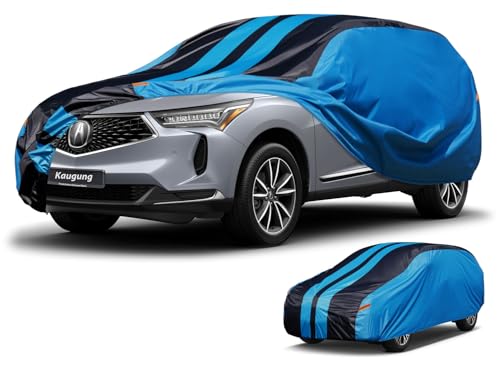 Image of Kaugung Car Cover Waterproof Custom Fit Acura RDX(2007-2025), Full Exterior Cover for Automobiles Lightweight Resistant Outdoor Sun UV Rain Dust Snow Wind Protection.