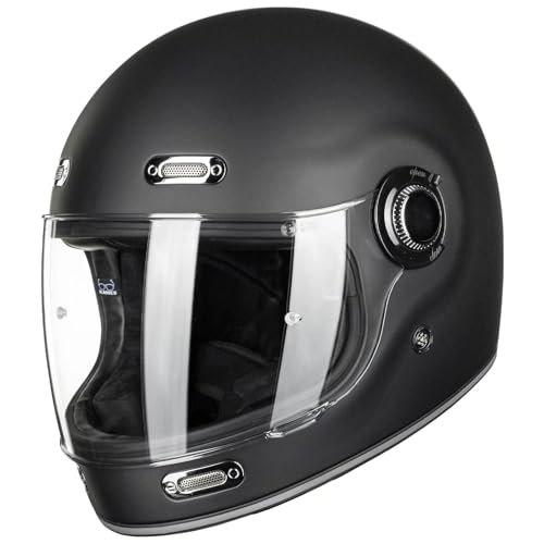 ILM Full Face Motorcycle Helmet Retro for Adult with Visor Vintage Helmets for Cruisers Scooters...