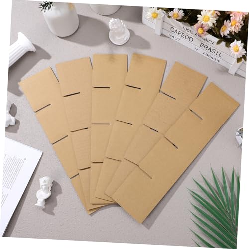 TEHAUX Karton Trennwände Für Umzugskartons 6 Stück Karton Gefache (33,5 x 33,5 cm), Pappkarton Trennwände Schubladentrenner für Weihnachtskugeln, Socken & Kleinteile