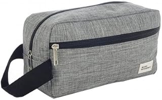 FASELE 化粧ポーチ トラベルバッグ メンズ 洗面用具バッグ メイクポーチ オックスフォード コスメポーチ コンパクト 小物入れ バッグインバッグ 収納 機能的 ポーチ トラベルポーチ 大容量 出張 旅行 グレー